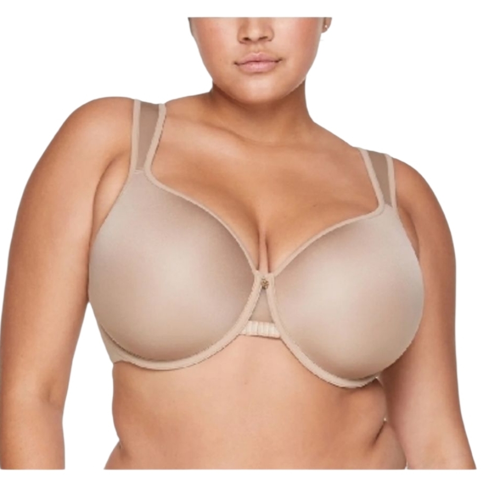 ThirdLove 24/7 Perfect Coverage Bra 44C Nude Support Comfort